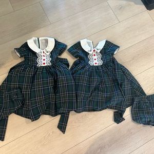Girls Christmas dresses size 5 & 6